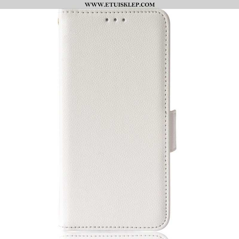 Etui Folio do Samsung Galaxy A53 5G Tradycyjna Sztuczna Skóra Liczi